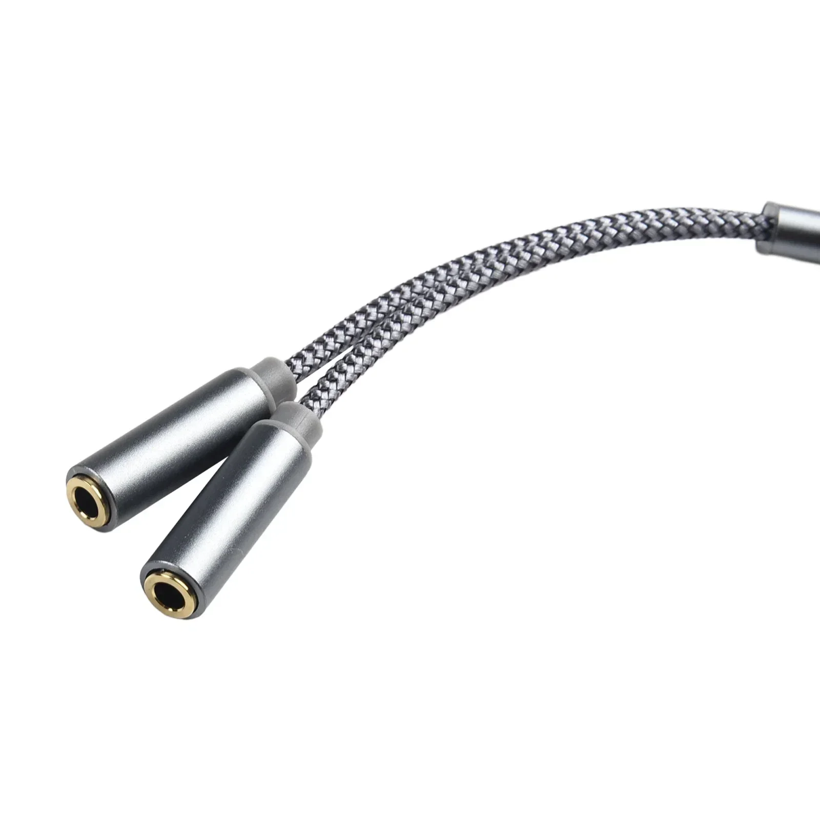 

Headphone Splitter 3.5mm Extension Cable Audio Stereo Y Splitter Hi-Fi Sound 3.5mm Male To 2 Female Ports Earphone Cable Adapter