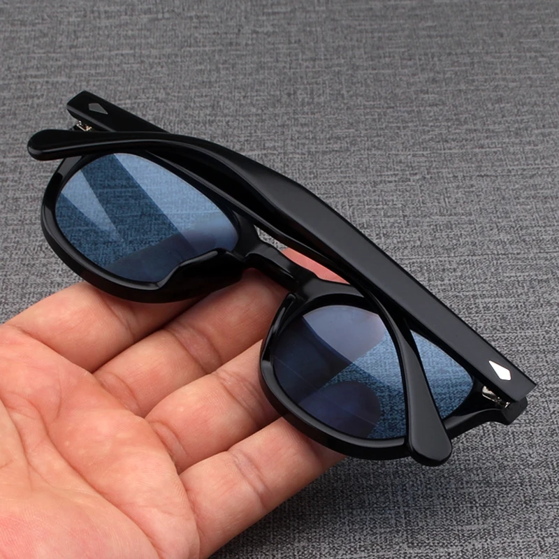Sunglasses Man Johnny Depp Lemtosh Polarized Sun Glasses Woman Luxury Brand Vintage Acetate Frame Blue Night Vision Goggles