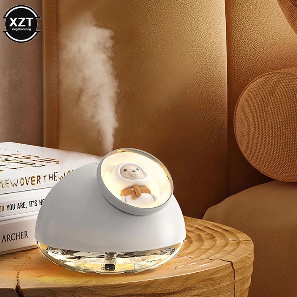 Home Office Desktop Humidifier USB Humidifier Hydration Apparatus Aromatherapy Machine Mini Air Humidifier with Ambient Light