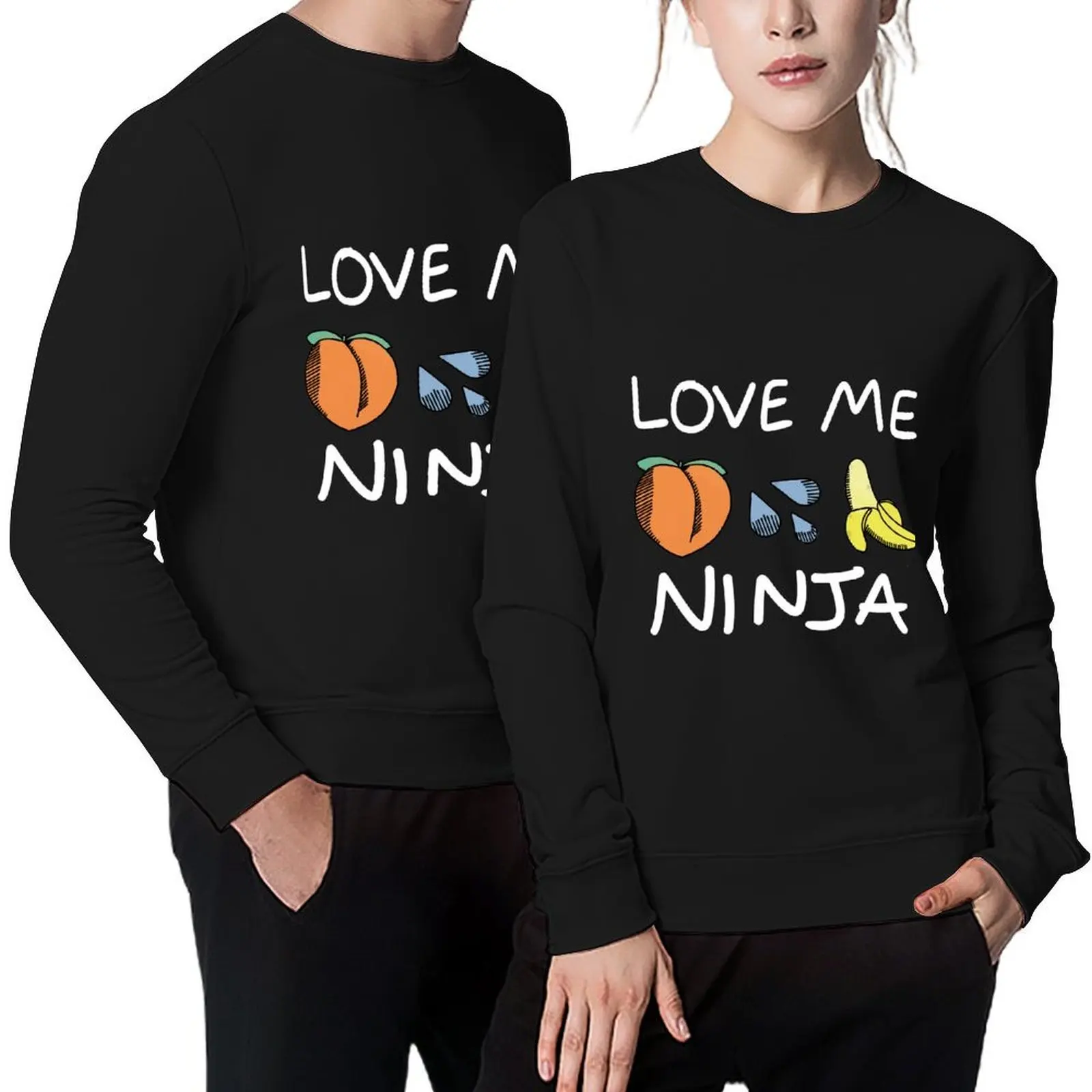 

Love Me Ninja Pullover mens clothing men wear men's sweat-shirt fashion men graphic sweatshirts
