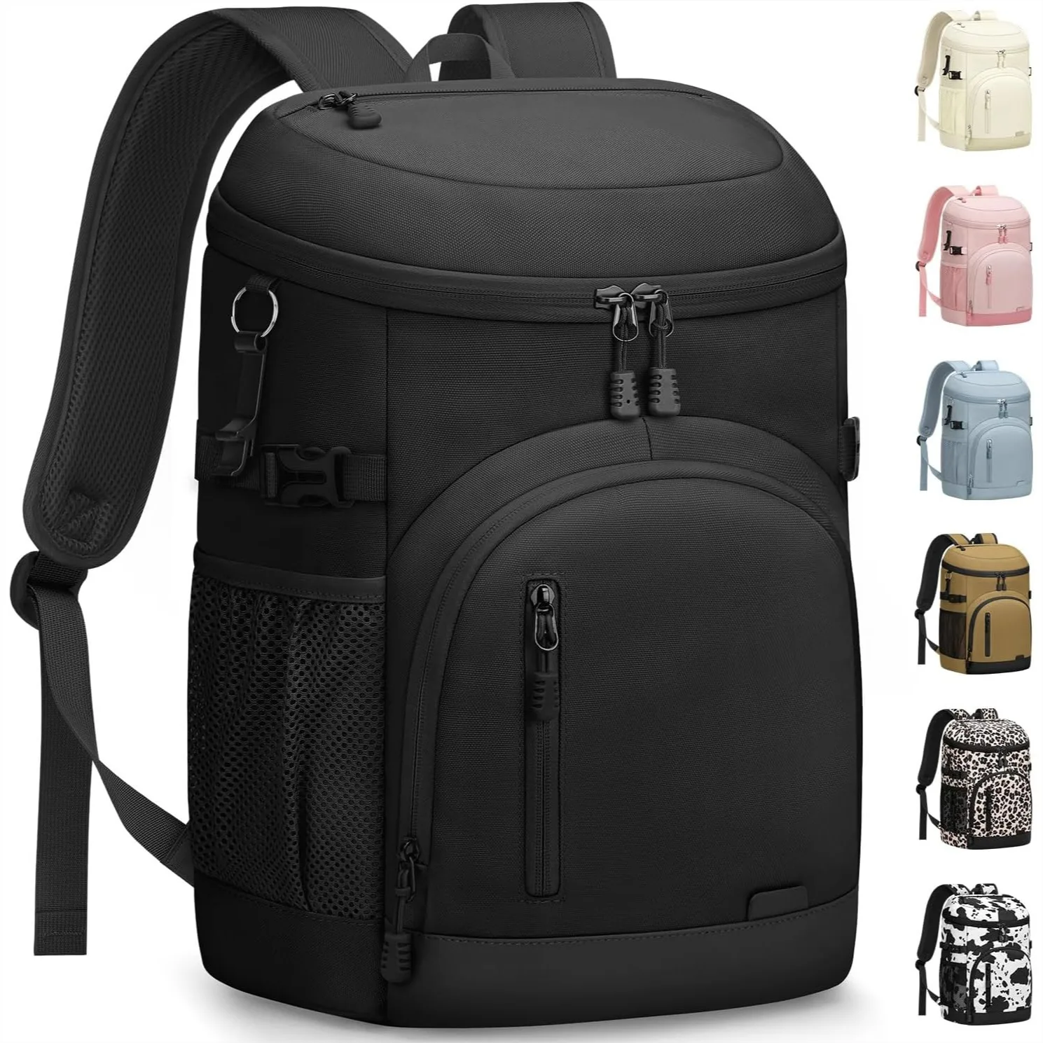 

Insulated Cooler Backpack 30 Cans Leakproof Waterproof Lunch Bag for Men Women Beach Camping Travel Picnic