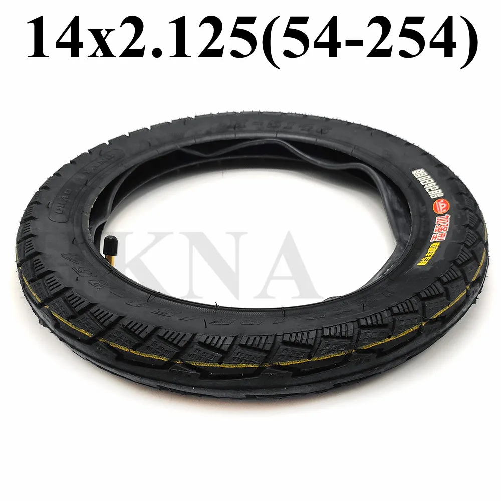 High Performance 14x2.125 Inner and Outer Tyre 14*2.125 Thickened Tire for Electric Vehicle Tire Accessories