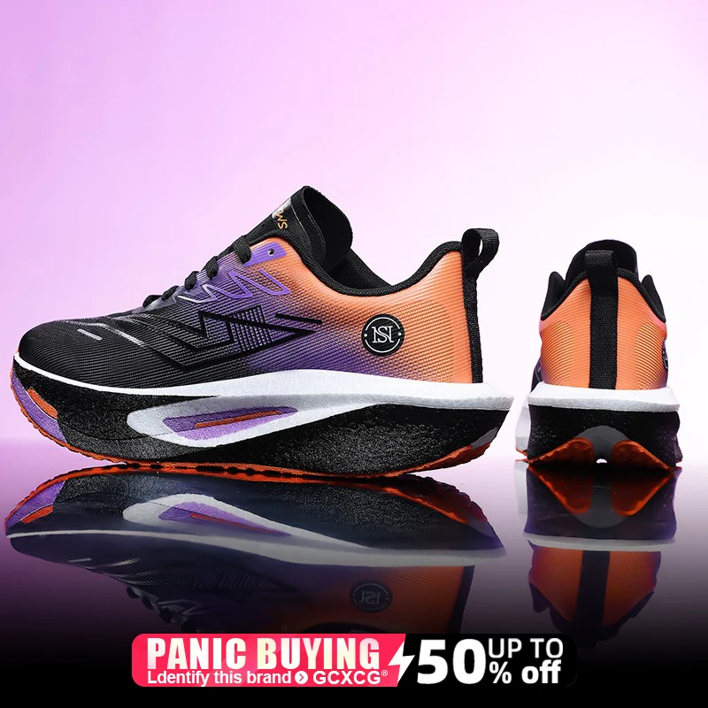 Running Shoes Speciality Carbon Board Marathon Men Sports Breathable Lightweight Women's Comfortable Athletic Nonskid Sneakers