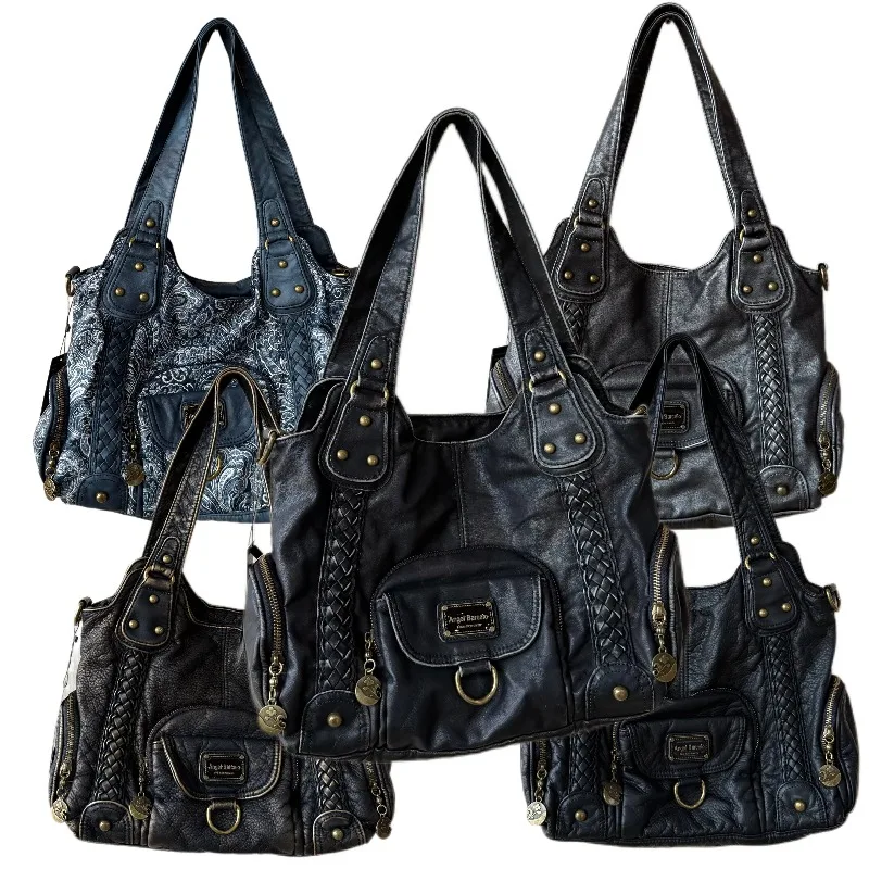 Original Motorcycle Bag with Rivets Multi-pocket Underarm Hot Girl Personality Crossbody Bags for Women