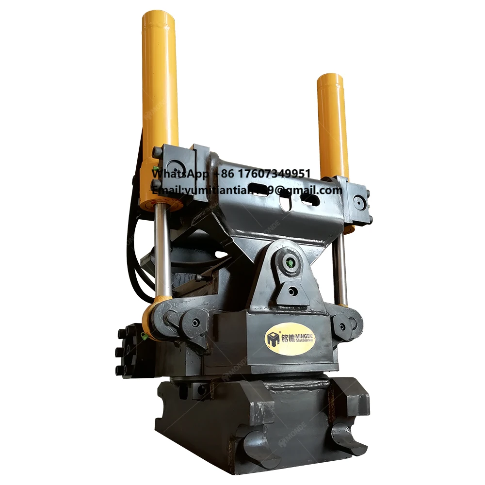 

MONDE Heavy-Duty Hydraulic Wrist Tilt Rotator Quick Hitch with Engine Core for 26-32 Ton Excavators
