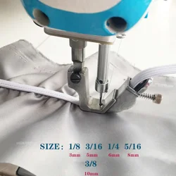 3-10mm Sewing Machine All-steel Pull Elastic Presser Foot S537 Lockstitch Machine Shoulder Strap Presser Foot Accessory