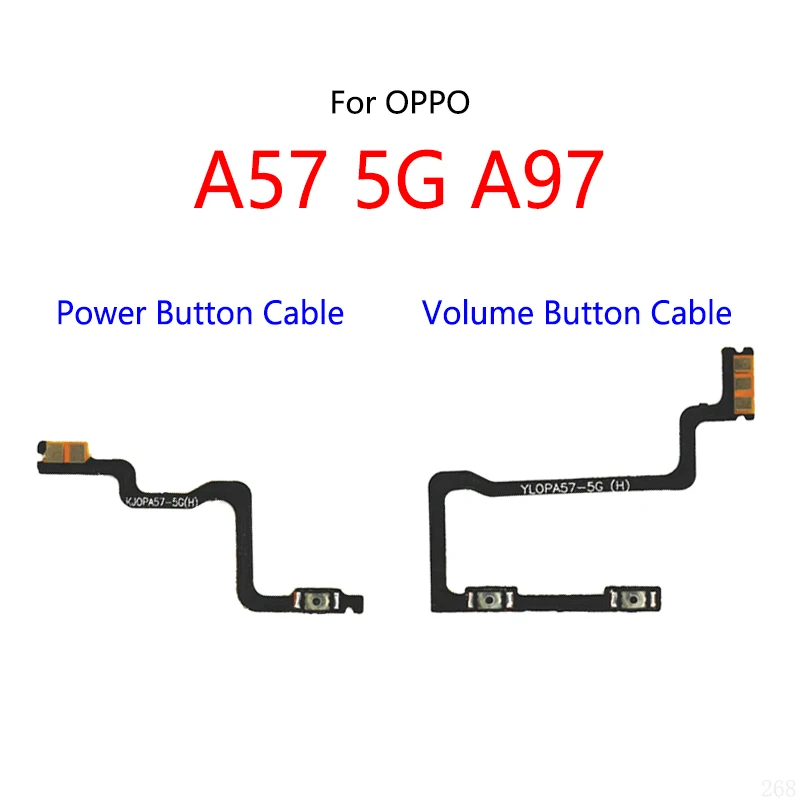 

Кнопка питания переключатель громкости кнопка отключения звука вкл./выкл. Гибкий кабель для OPPO A57 5G A97