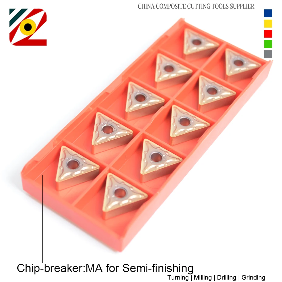 10 pezzi inserti in carburo di tungsteno TNMG160404 TNMG160408 TNMG321 TNMG322 lavorazione acciaio inossidabile
