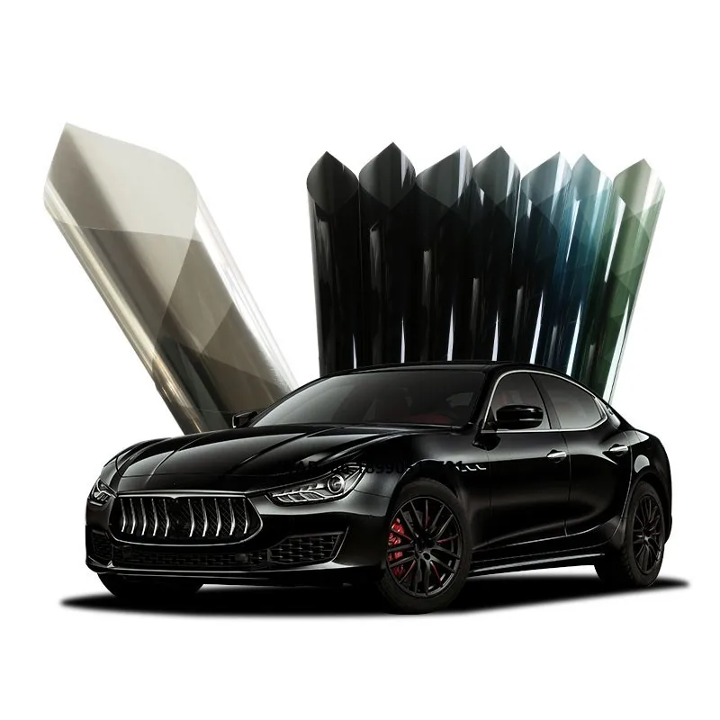 

Shield Series K50 60"x100ft Explosion-proof Car Glass Tint Block 99% UV 4mil Thickness Grey Color Car Window Film Sun Shade Film