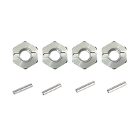 4Pcs Metal 12mm Wheel Hex Hub Adapter for HAIBOXING HBX 16889 16889A 16890 901 901A 903 903A 905 RC Car Upgrade Parts