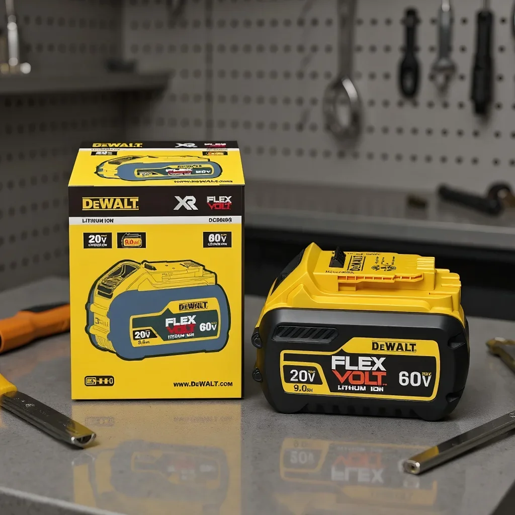 Originální baterie Flexvolt DEWALT 18V/20V DCB606 DCB182 DCB205 DCB206 DCB209 pro elektrické nářadí 60V baterie 5AH 6AH 9AH baterie Dewalt - náhled 3