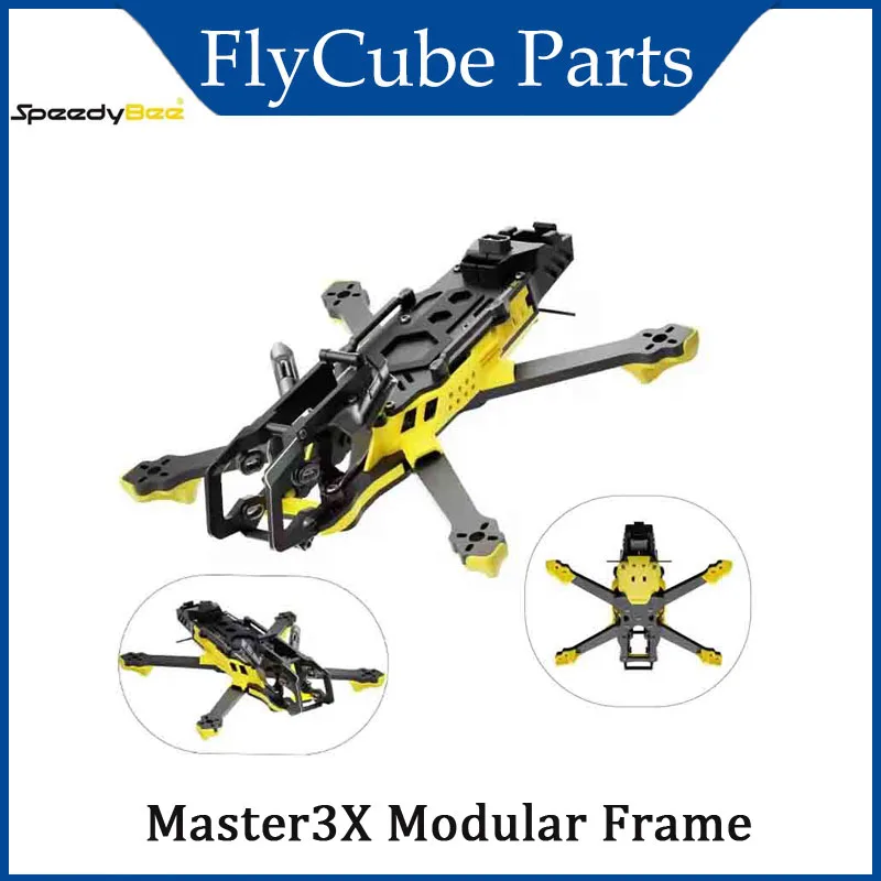 

SpeedyBee Master3X Modular Frame 3-3.6 Inch FPV Racing Drone Freestyle Frame Accessories RC