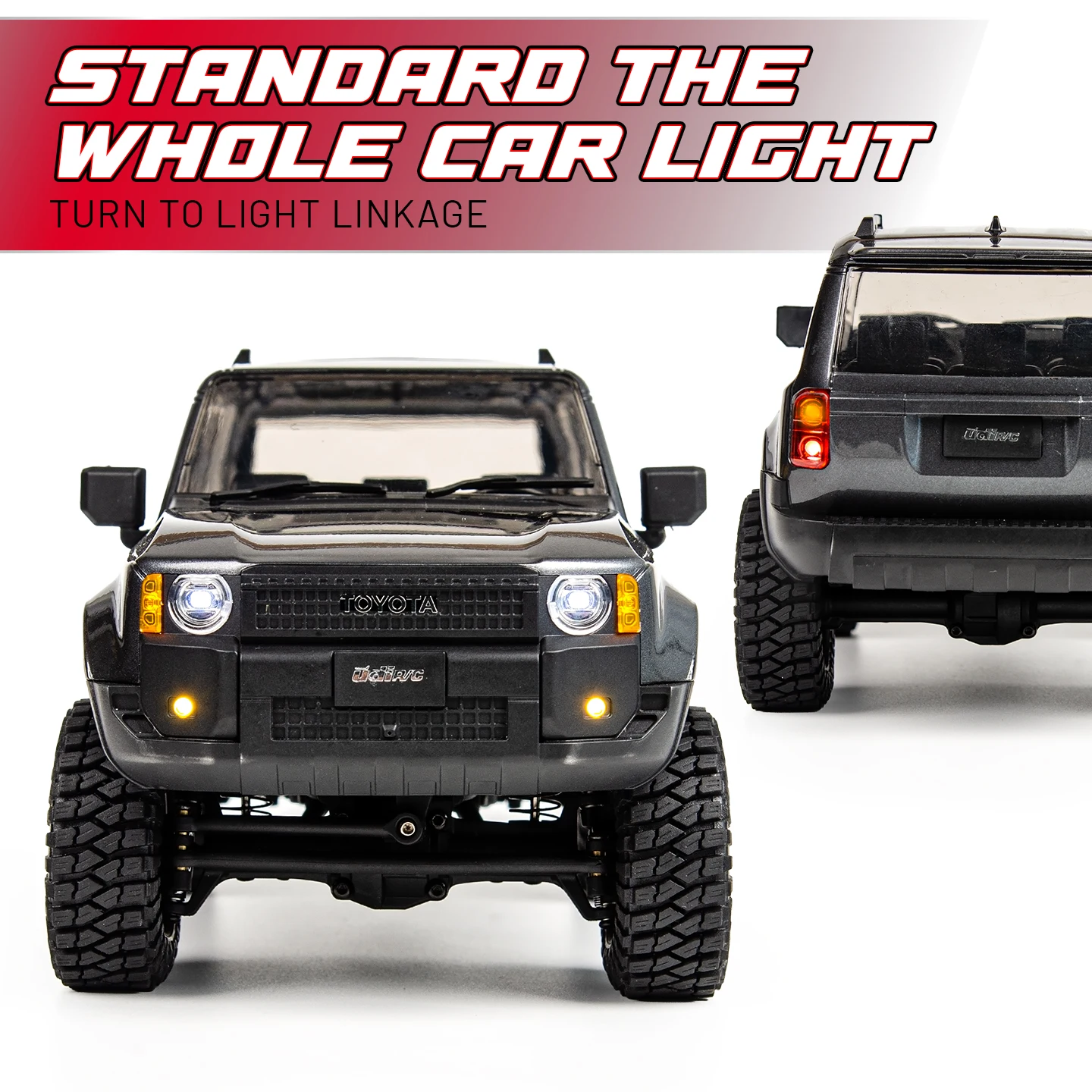 UDIRC 1/18 UCX1802PRO All Terrain RC Rock Crawler Full Performance Climbing Car Crawler Mechianical Gear Shift Brushless Motor