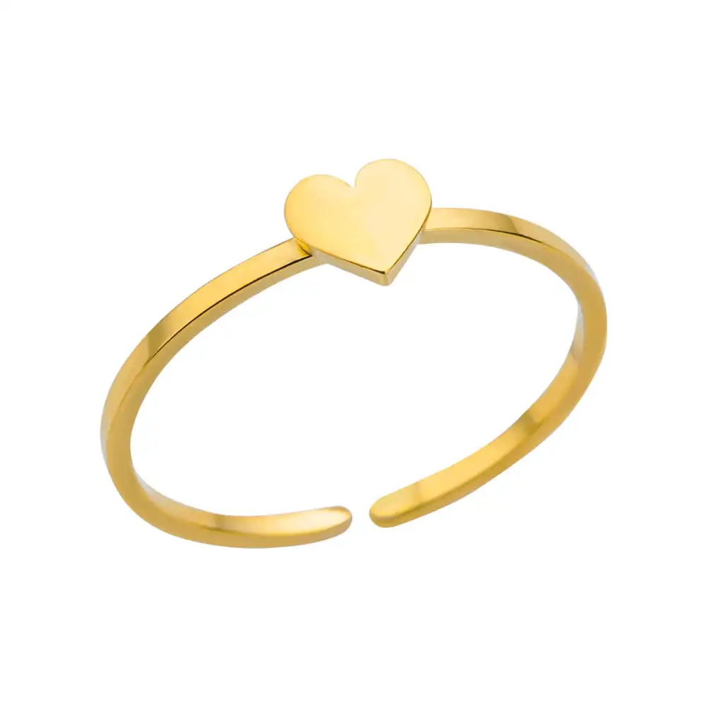 316L roestvrijstalen ringen voor vrouwen goudkleur nooit vervagen luxe klassieke ringen bruidspaar ringen sieraden gratis verzending