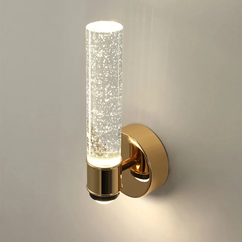 Modern Bubble Crystal Wall Lamps LED Wall Sconces Living Room Bedroom Bathroom Corridor Aisle Indoor Decor Home Hanging Lights