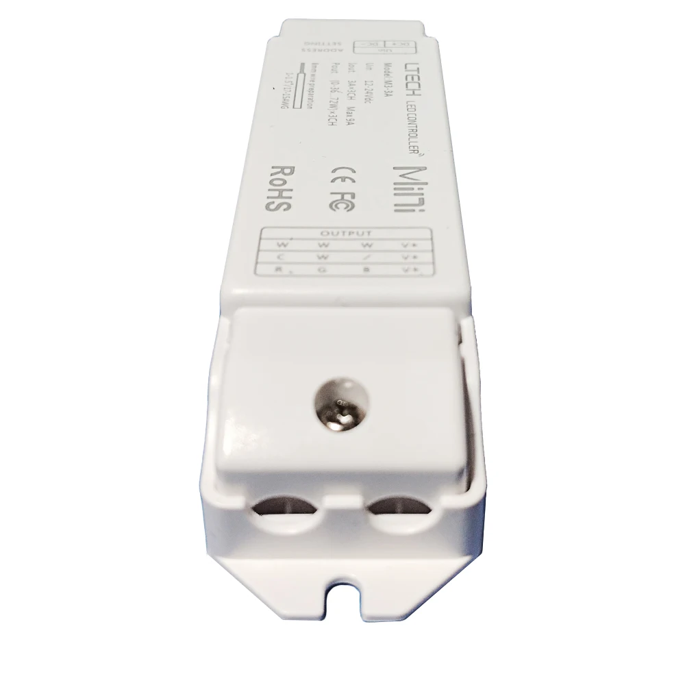 LTECH-regulador de intensidad de tira Led, DC12-24V remoto táctil RF de 2,4G, receptor de voltaje constante, 3A, 3 canales, 5A/4CH, 5050, 3528,