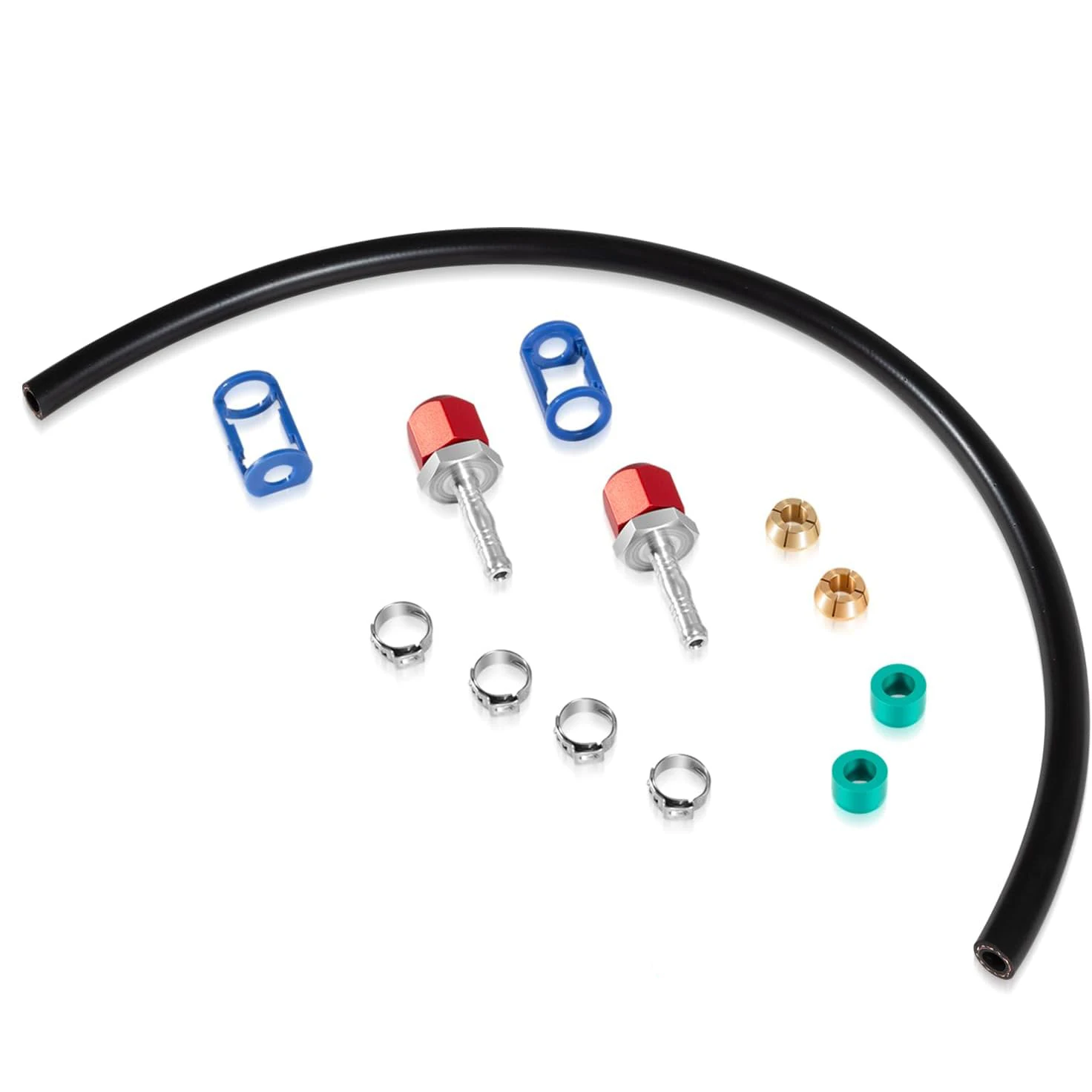 ANX A/C Line Splice Kit für 3/8" Line mit Nr. 6 Schläuche 24 Zoll Klimaanlage Reparatur Spleißverbinder Kit 800-671 – Detail 1