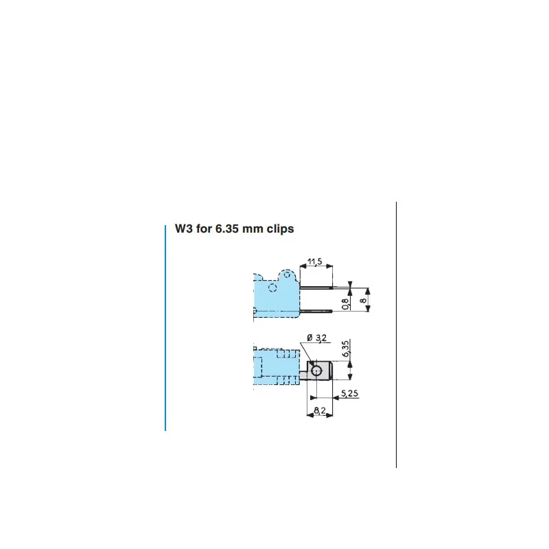 Crouzet francés de piezas, microinterruptor grande de 4 pies, 83106022, U83106, 83106, 10A250V, 1 ud.