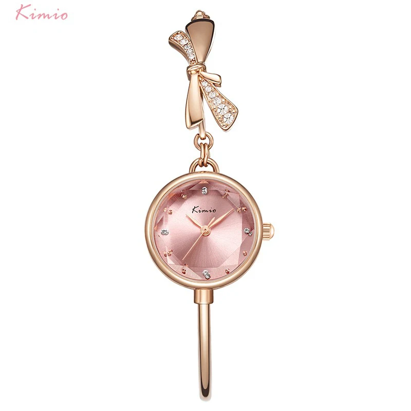 KIMIO Fashion Women Watch Waterproof Ladies Wristwatch Luxury Analog Quartz Watch Stainless Steel Diamond Bracelet Female Clock