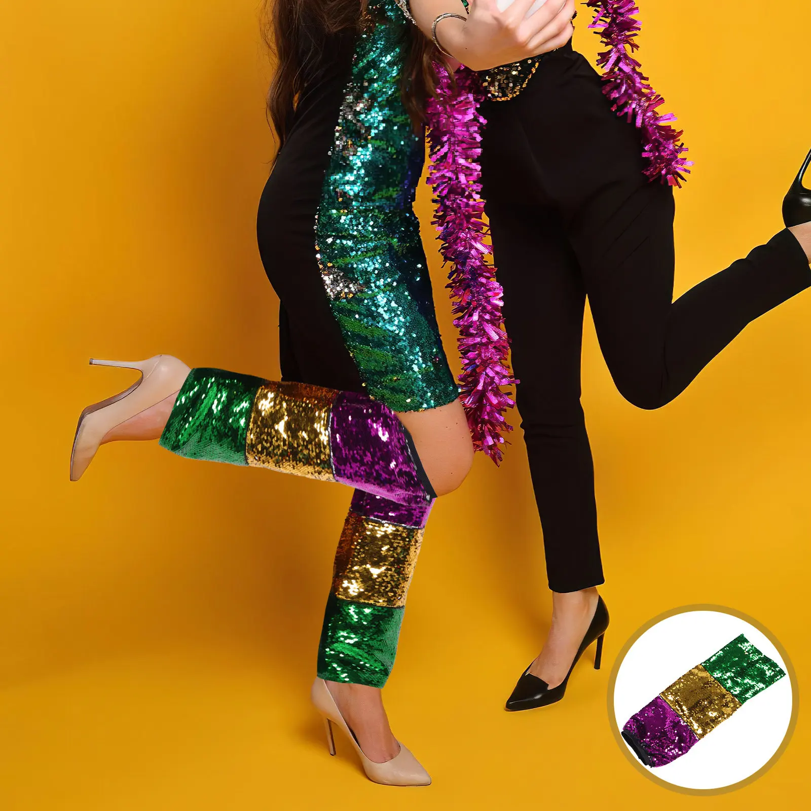 

Модные карнавальные леггинсы с уникальным дизайном, костюмы для вечеринок, женские эластичные леггинсы, блестящие танцевальные накладки на ноги, накладки на ноги с пайетками для вечеринок