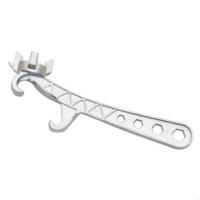 Drum Cap Opener Tool Metal Body with Toothed Grip Head, Long Handle and Handle Openings for Paint Pail and Oil Drum Shop 87HA