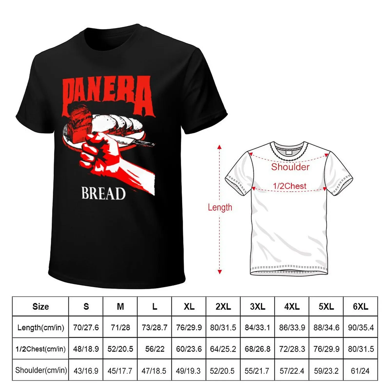 PANERA - Vulgar Display Of Bread Band Tee Parody Heavy Metal Hell Fire Funny Music Off Brand Knock O T-Shirt