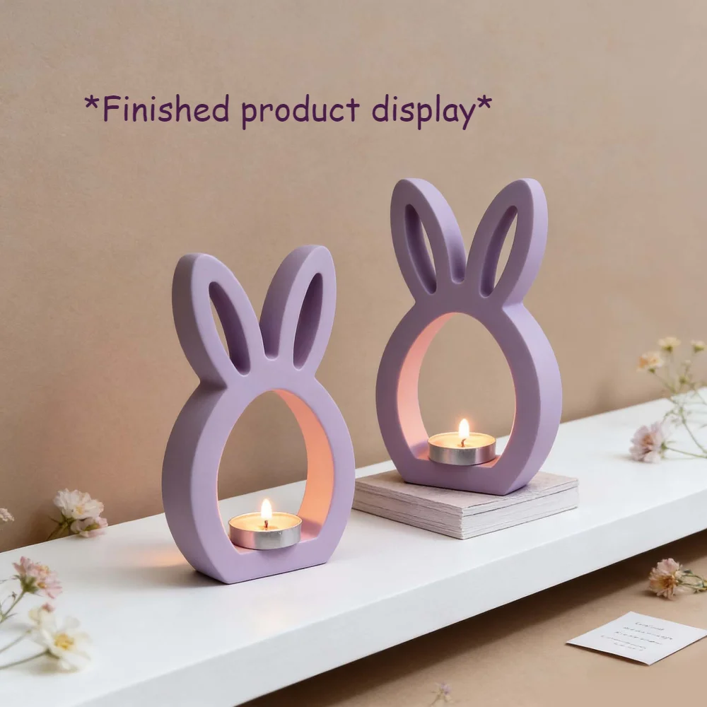 DIY 3D Hollow Rabbit & Love Si - Candle Making Fat review and price