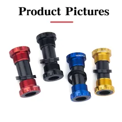 BOLANY Bicycle Center Shaft Mountainous Road Bike Bottom Sealed Bearing BB91 Threaded Center Shaft Bicycle Accessories