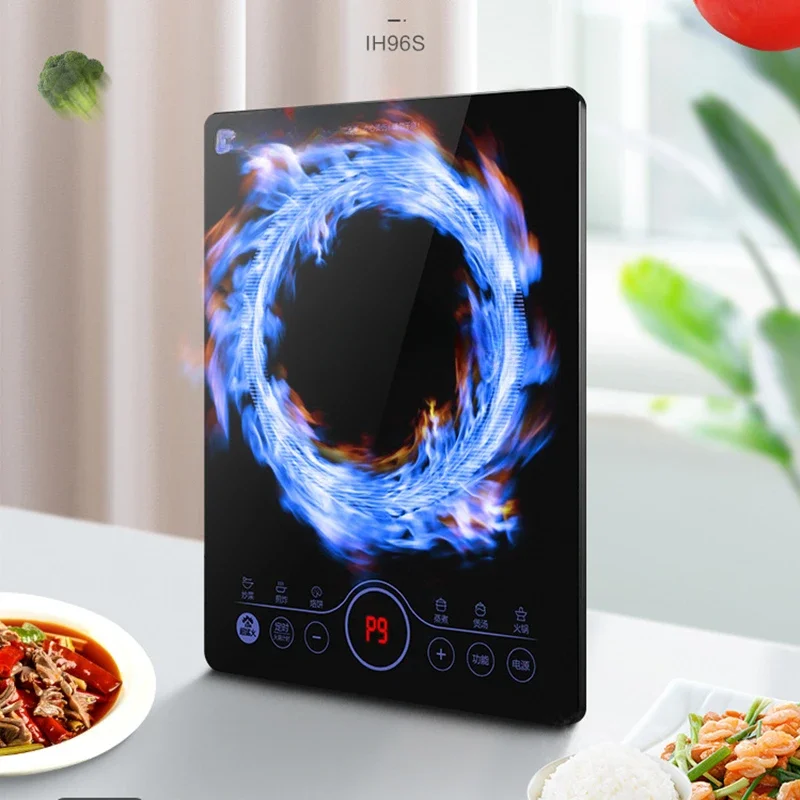 Hot selling Induction Cooker High-power Touch Buttons Six Cooking Functions Durable Panel Eight-speed Firepower Timing Function