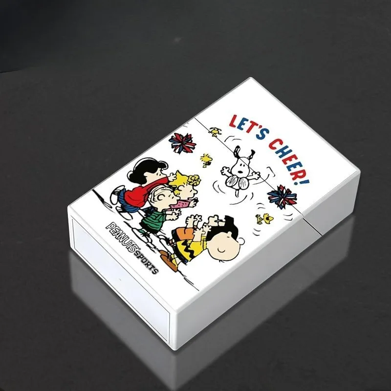 스누피 만화 만화 담배 상자가 누르고 자동으로 팝 방습 담배 상자 압착 방지 담배 상자