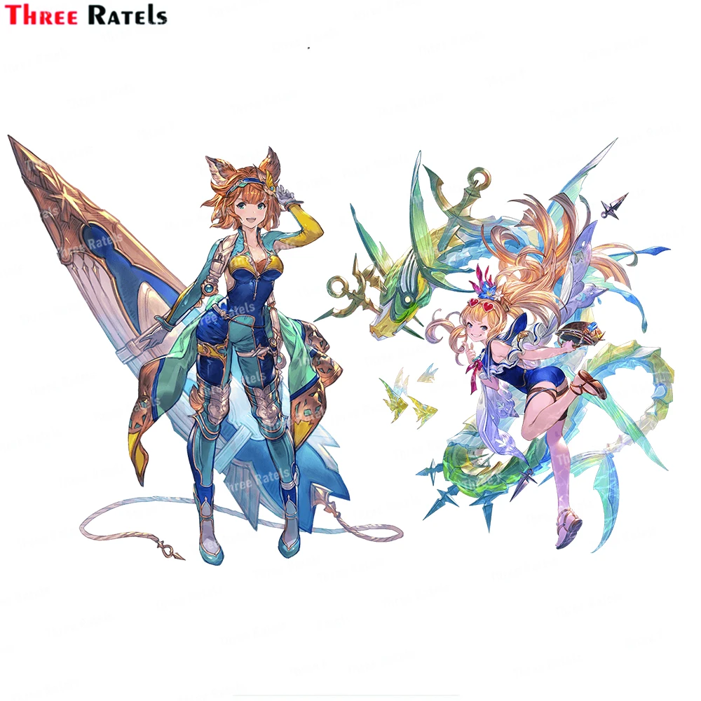 Three Ratels i250 quality Washington cailana Granblue Fantasy car sticker notebook suitcase motorcycle racing pvccar