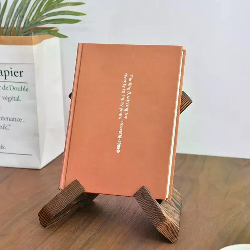 Wooden Cookbook Holders Document Tablet Reading Record Display Stand Photo Frame Bracket Home Kitchen Cookware Storage Rack