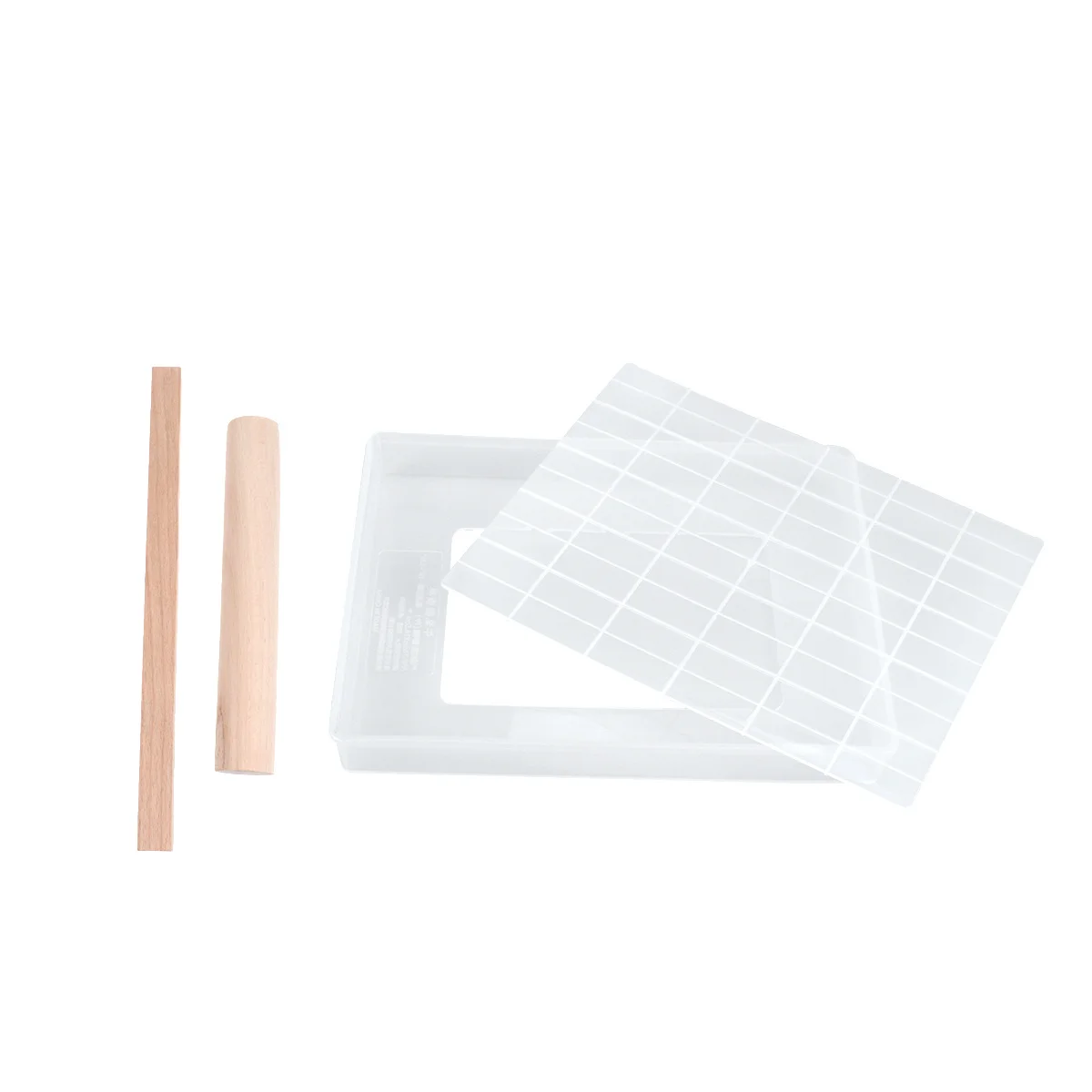 

4Pcs Set Silicone Nougat Baking Tools Nonstick Candy Cake Cookie Mold Rolling Pin Cutting Mat Reusable Pastry Plate