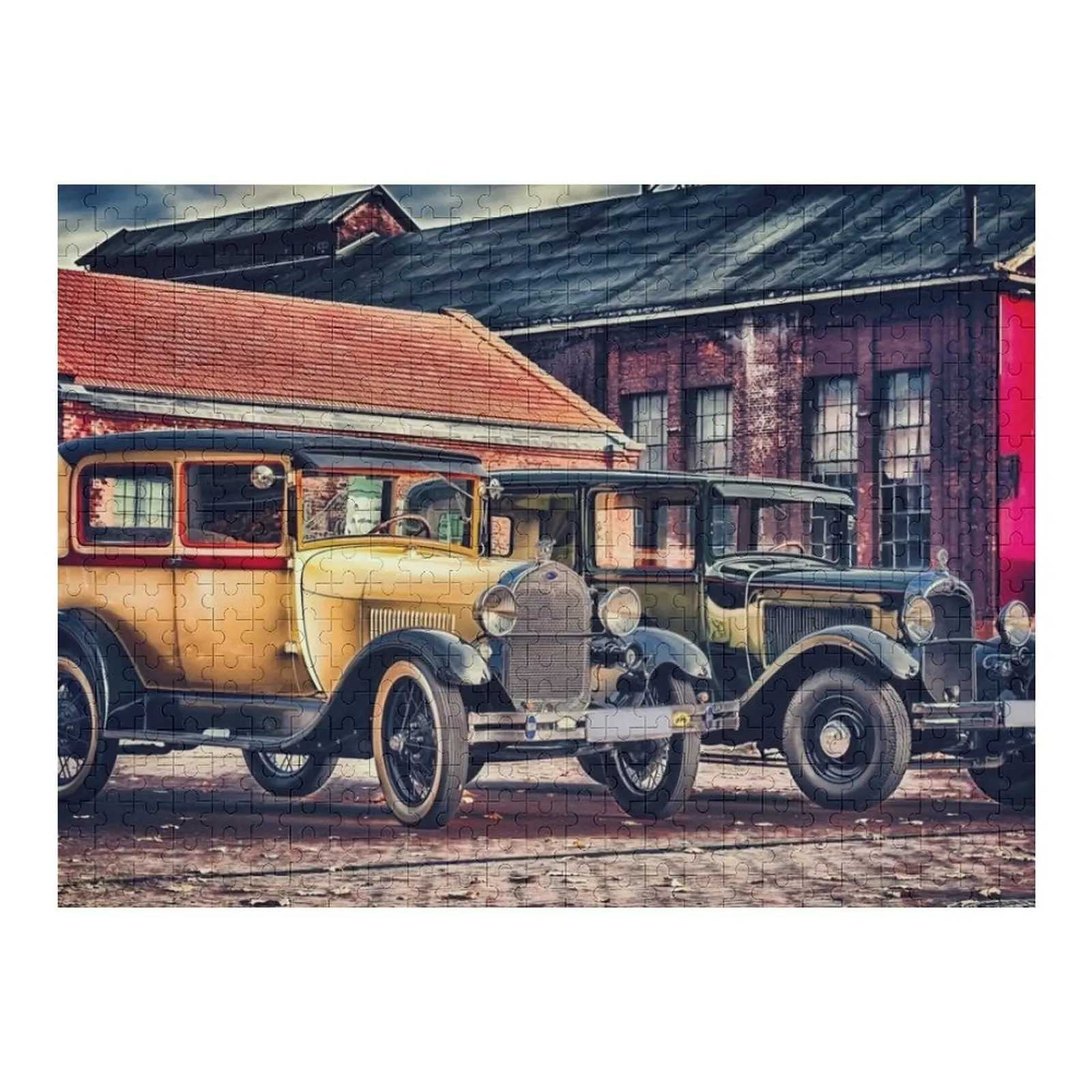 

Классические автомобили 1920-х годов Пазл на заказ Детский подарок Кусочки головоломки Рождественские игрушки для взрослых Пазл