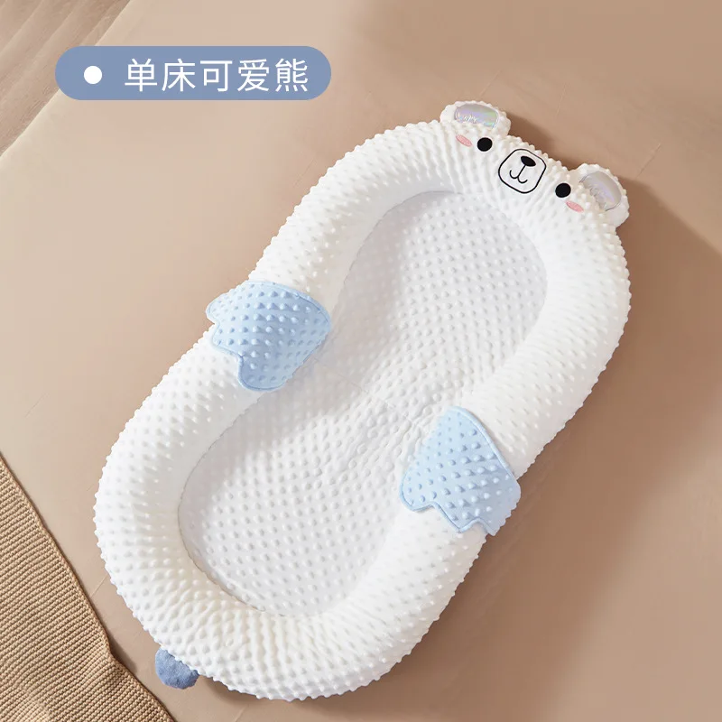 Ensemble de berceau pour bébé, lit biomimétique pour nouveau-né, berceau mobile Anti-pression, Portable dans le lit pour bébés