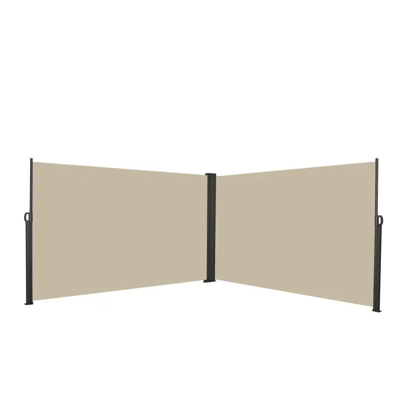 

Выдвижной боковой тент 276 x 71 дюймов, водонепроницаемый, устойчивый к ультрафиолетовому излучению, разделитель экрана для балкона, бежевый