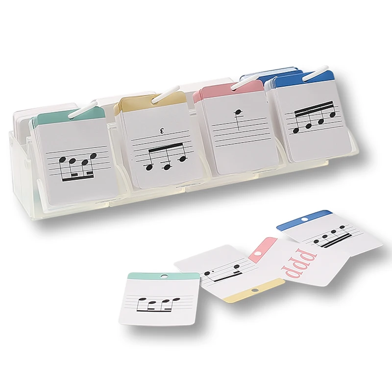 Children\'s Musical Notation Learning Card Over 500 Cards Piano Staff Music Sheet Learning Accessories Guitar Accessories