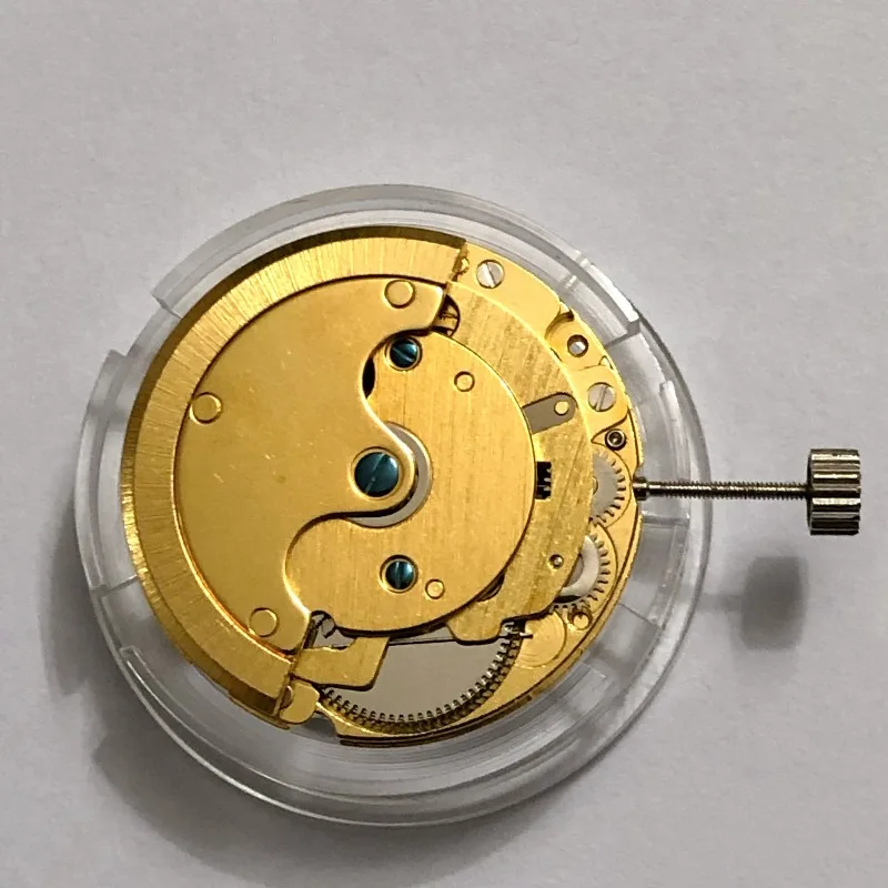 Watch Accessories New Domestic  T16 Gold Double Calendar Movement 8200 8205 Three-pin Single Calendar Mechanical Movement
