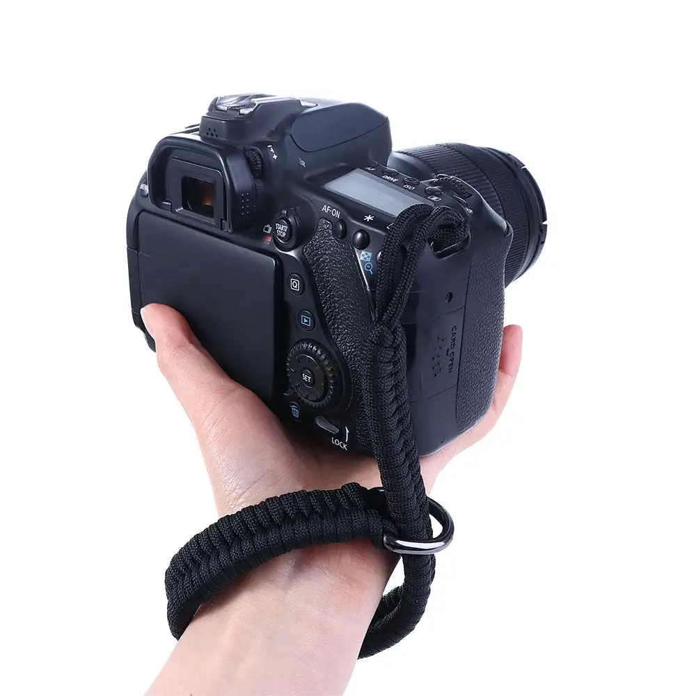 Lanyard Camera Wristband DSLR Accessories Hand-Woven Wristband SLR Camera Shoulder Strap With Base Quick Release Connector