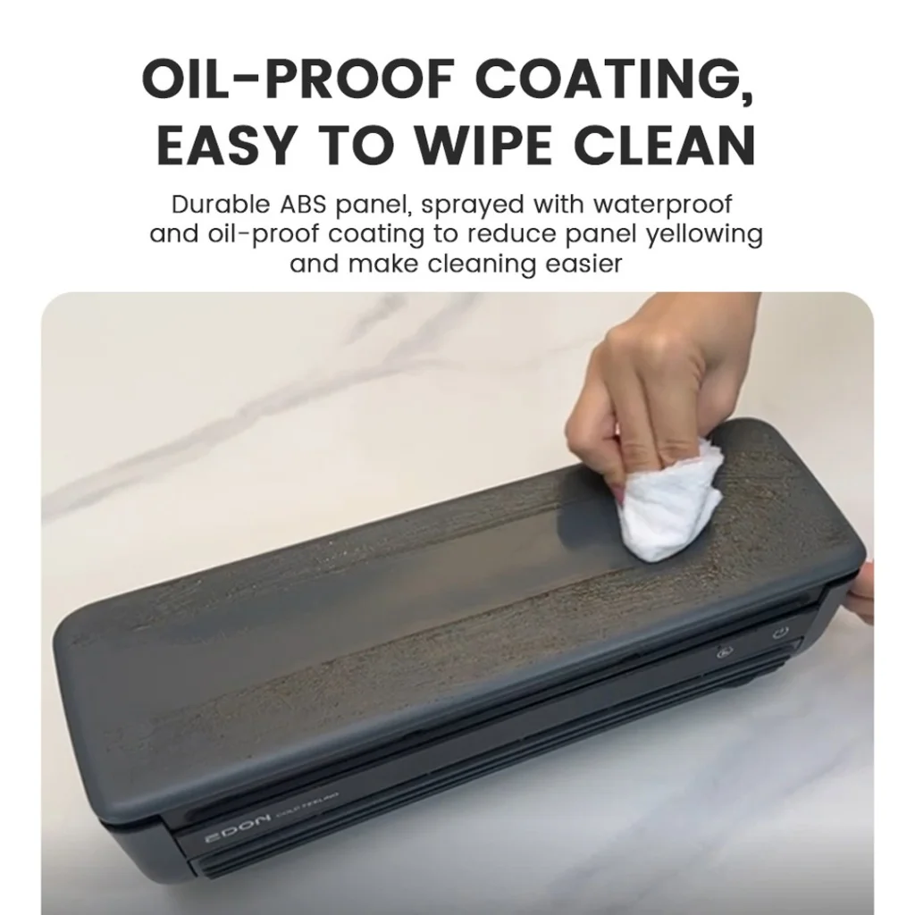 EDON E868 مروحة تبريد هواء مثبتة على الحائط بقوة 20 وات، تبريد سريع، سهلة التركيب، مروحة تكييف هواء المطبخ المنزلية بدون أوراق