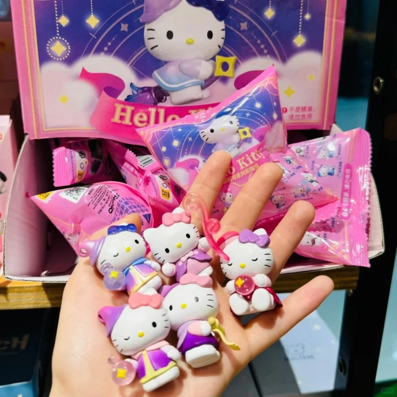 

Sanrio Astrology Themed Series Mini Blind Box Cute Hellokitty Kuromi Figurine Pochacco Desktop Scene Decoration Ornament Gift
