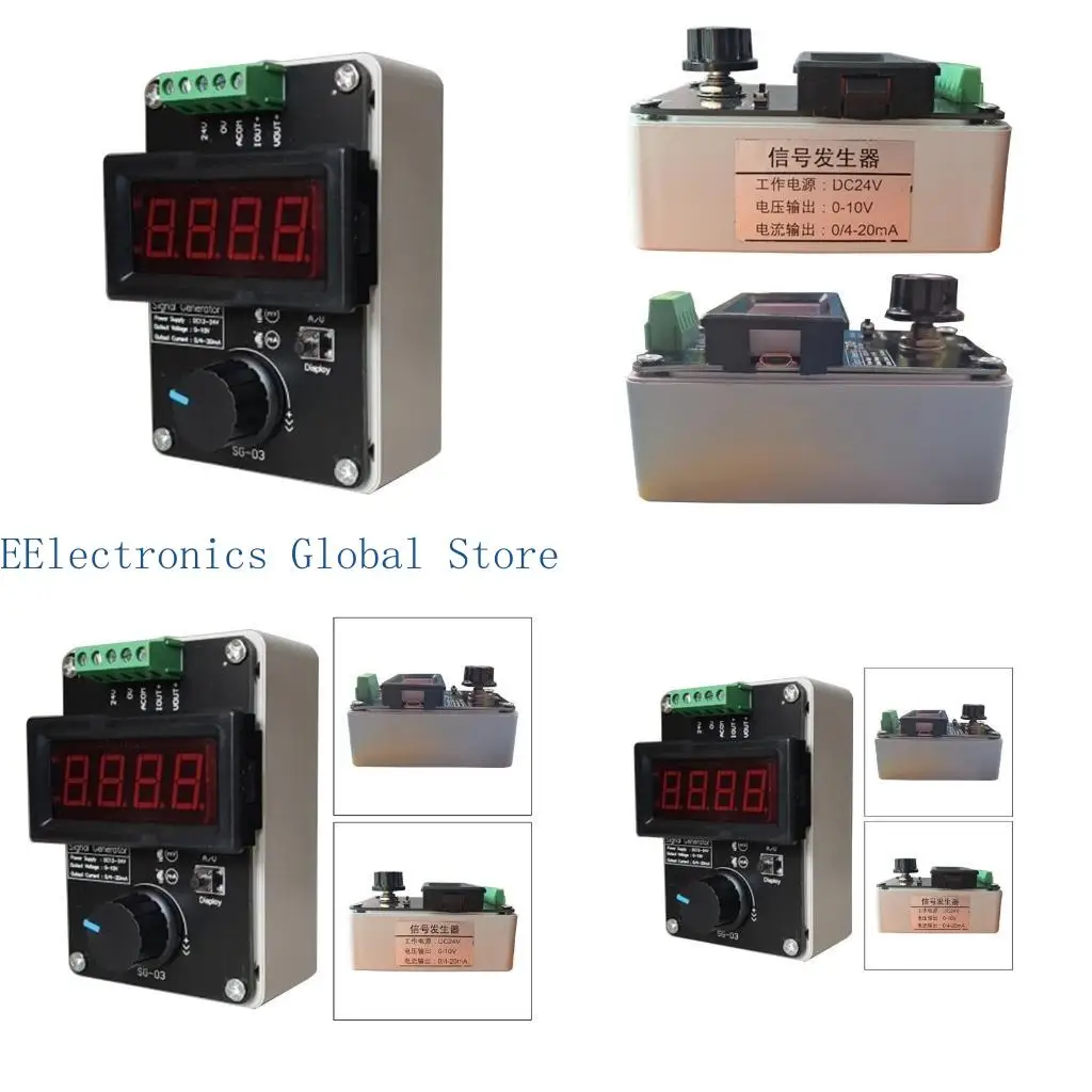 

462B 4-20mA Adjustable Signal Generator 0-10V 0/4-20mA Current Voltage Analog Simulator for Panel Debugging Device Test