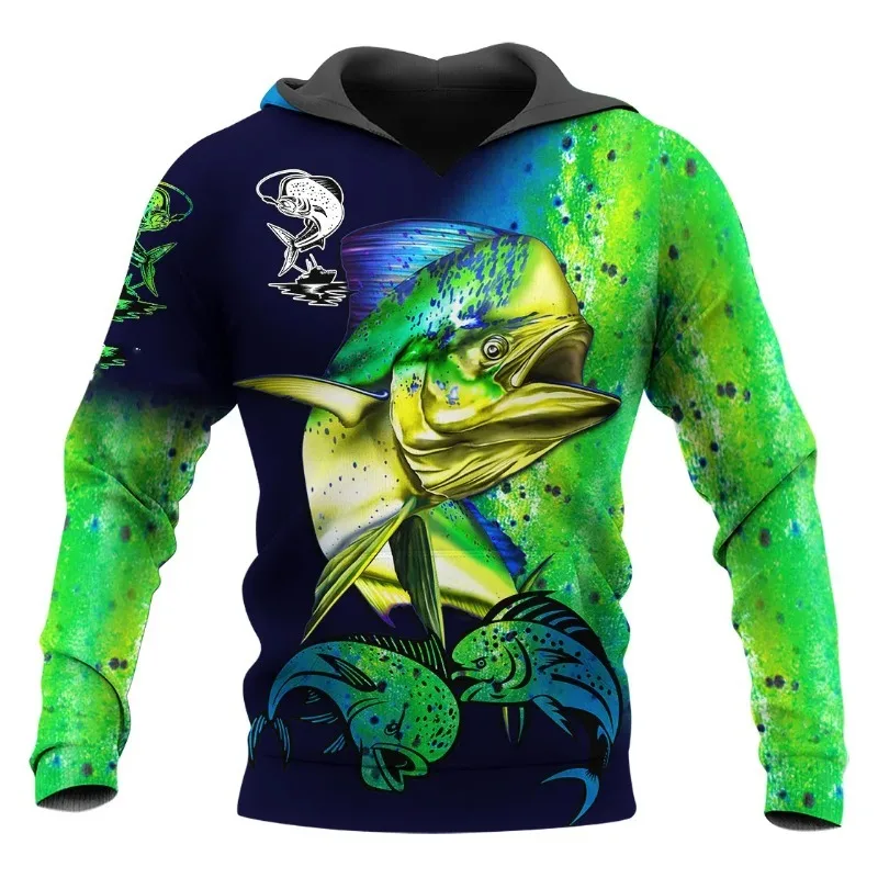 أزياء نورثرن بايك الصيد 3D المطبوعة الرجال هوديي والبلوز الخريف للجنسين هوديس ملابس رياضية كاجوال