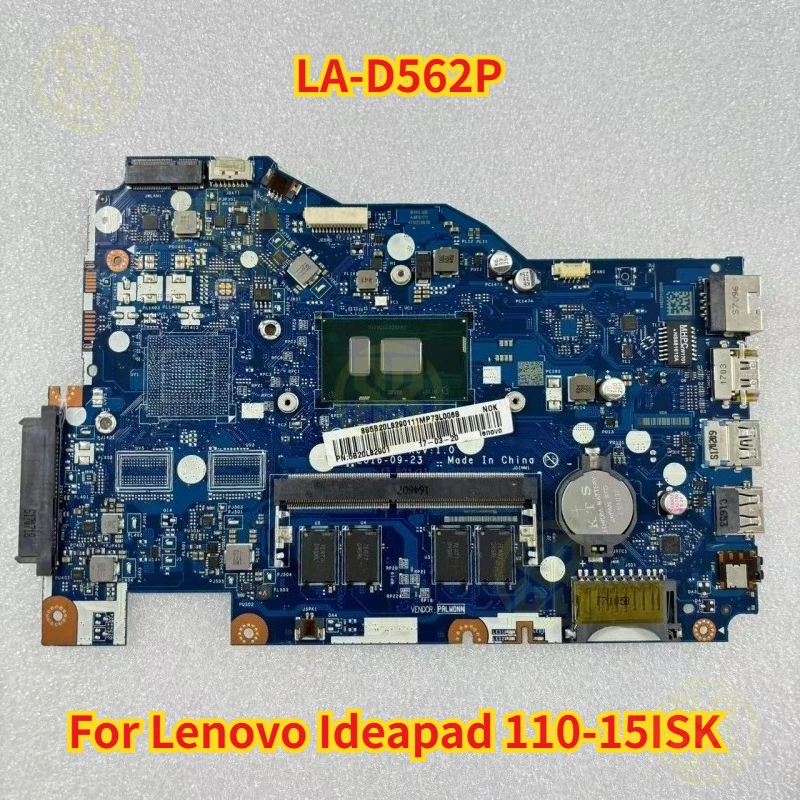 

Материнская плата для ноутбука Lenovo Ideapad 110-15ISK LA-D562P 5B20L82901 с тестом процессора 4405U в порядке