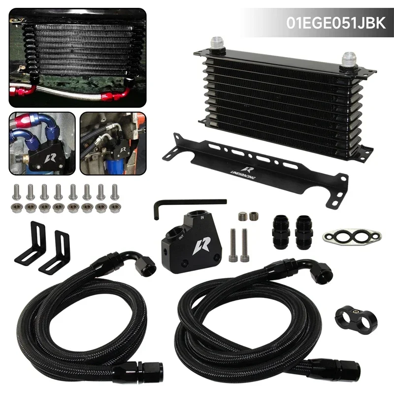 

Oil Cooler 10/13/15Row w/ Bracket Kit AN10 For Chevrolet Corvette C6 C5 C7 LS1 Camaro & Firebird Cadillac CTS-V GM CK 04-06