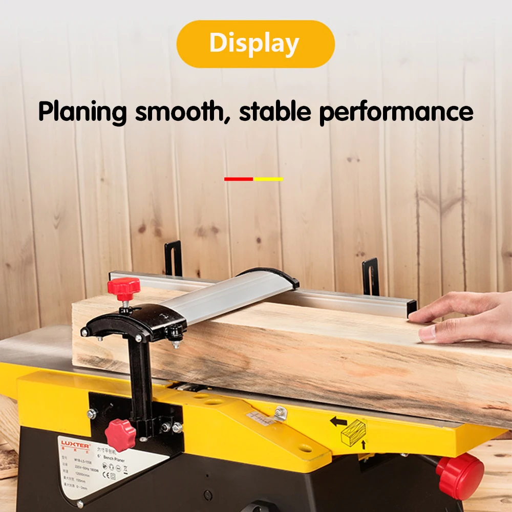 1800w Electric Wood Thicknesser Planer Multifunctional For Woodworking Electric Planer Machine