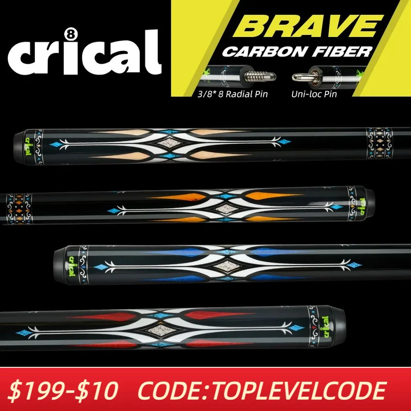 

Бильярдный кий Uniloc-Professional с технологией радиального штифта, кий из углеродного волокна Uniloc, 11,5 мм, наконечник 12,5 мм, 8*8