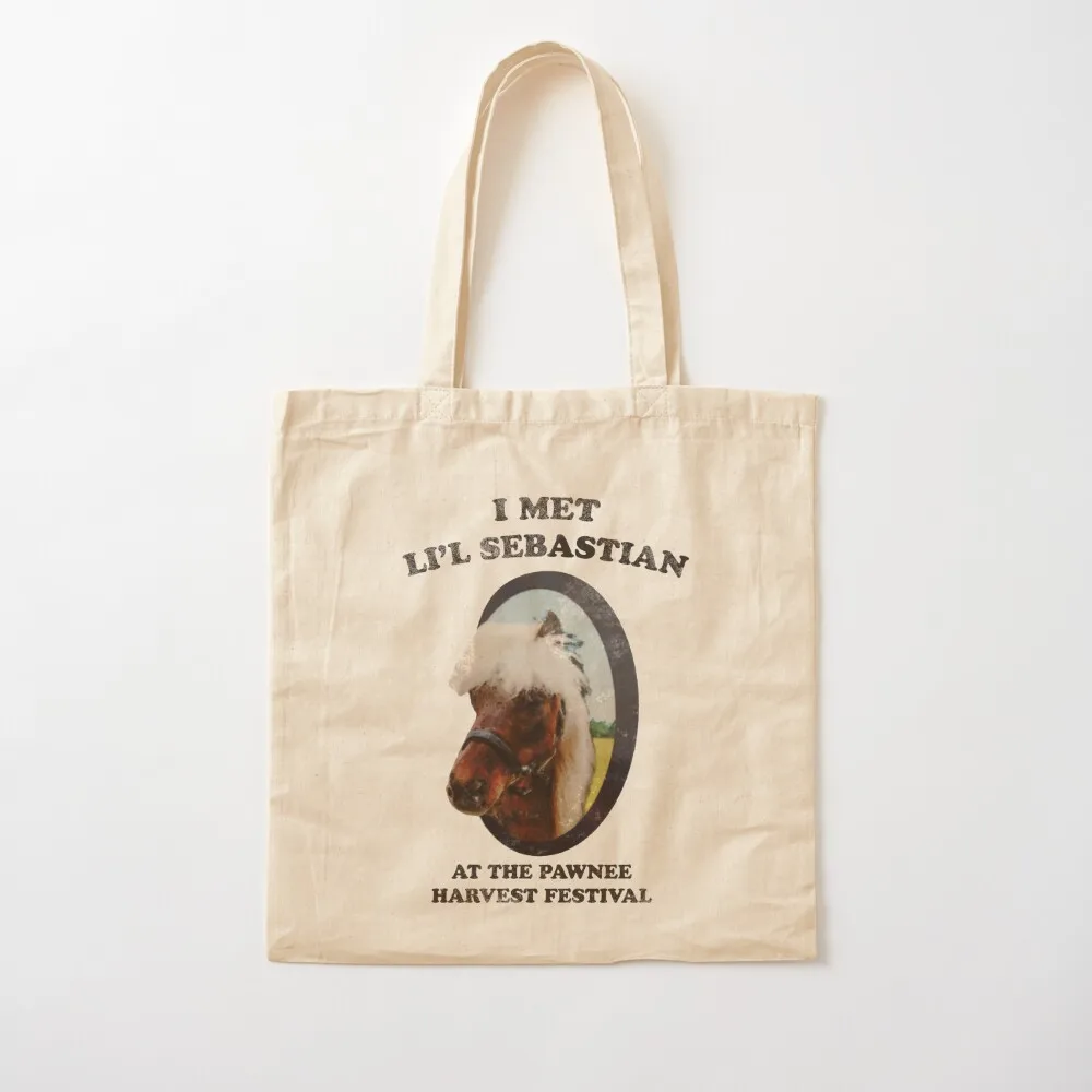 Li'l Sebastian Tote Bag university shopper bag canvas bags tote bag men's canvas shopping Canvas Tote