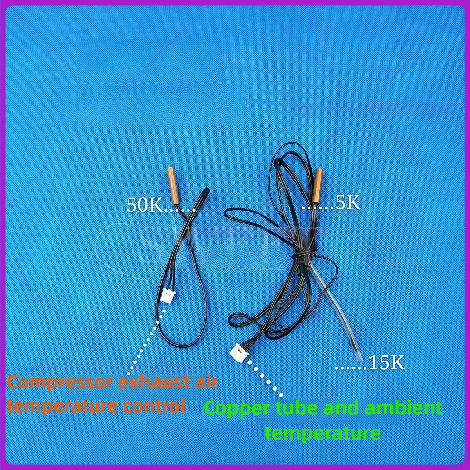 Adequado para ar condicionado inversor Panasonic, sensor de temperatura, tubo de cobre 5K, ambiente 15K, compressor 50K