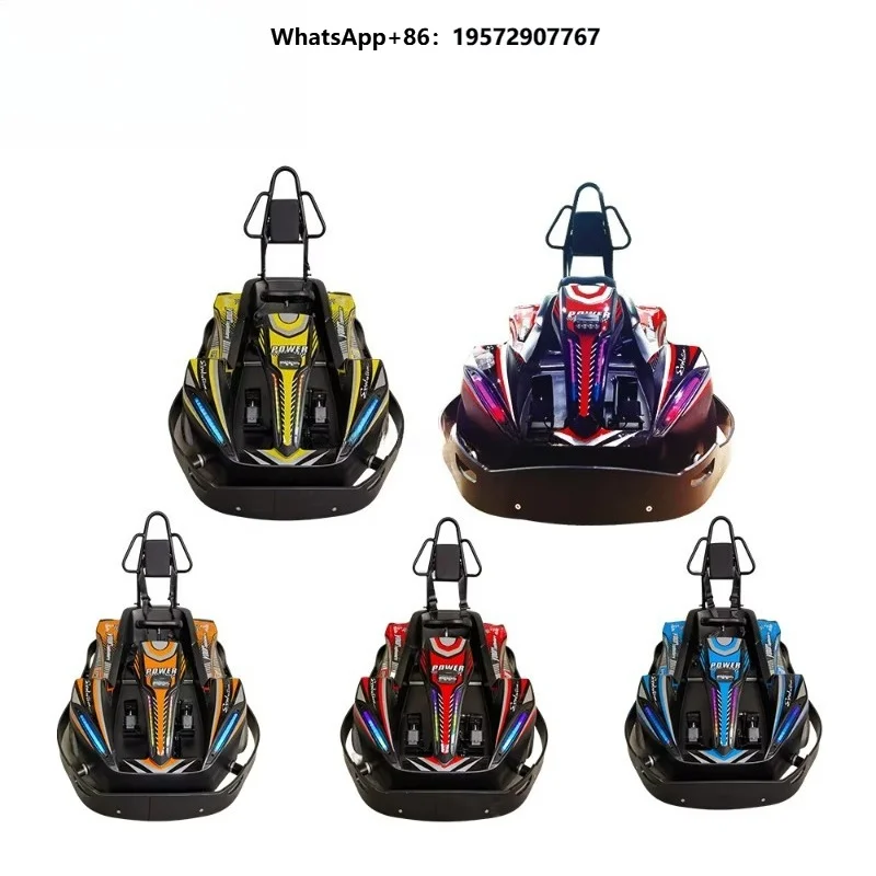 Go-Kart Genitore-Figlio per Esterni e Interni, Auto da Corsa a Batteria di Alta Qualità per Centri Commerciali e Resort